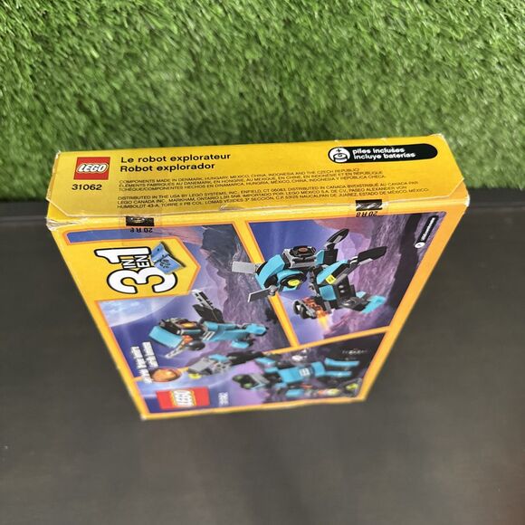 Retired LEGO 31062 Creator 3 in 1 Robo Explorer New Box - Picture 4 of 6